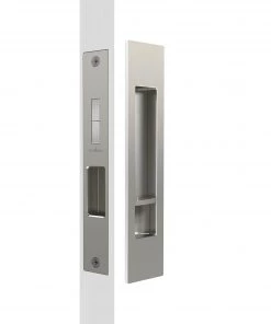 Mardeco M Series 8005/SET M Series Sliding Door Set Int Snib Exterior Plain With Security Screw Sliding Door Hardware & Flush Pulls