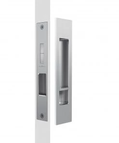 Mardeco M Series 8005/SET M Series Sliding Door Set Int Snib Exterior Plain With Security Screw Sliding Door Hardware & Flush Pulls