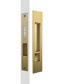 Mardeco M Series 8005/SET M Series Sliding Door Set Int Snib Exterior Plain With Security Screw Sliding Door Hardware & Flush Pulls