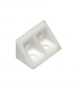 Mardeco Cabinet Hardware & Wardrobe Fittings CO-K2216 Plastic Corner Double Hole