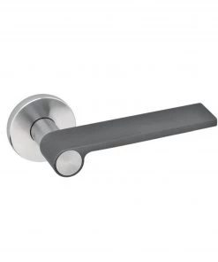 JNF 'Outline' Lever Handle On Standard Rose Stainless Steel