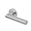 JNF IN.00.413 'Link Diamond' Lever Handle On Standard Rose Stainless Steel