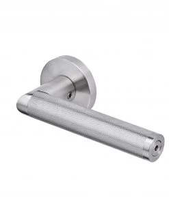 JNF IN.00.413 'Link Diamond' Lever Handle On Standard Rose Stainless Steel