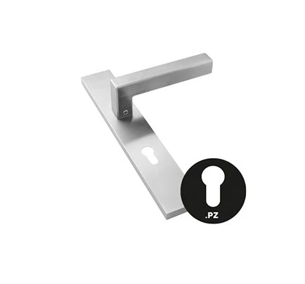 JNF IN.03.008 Plate With Spring For European Cylinder (230x40mm) Door Handles & Accessories