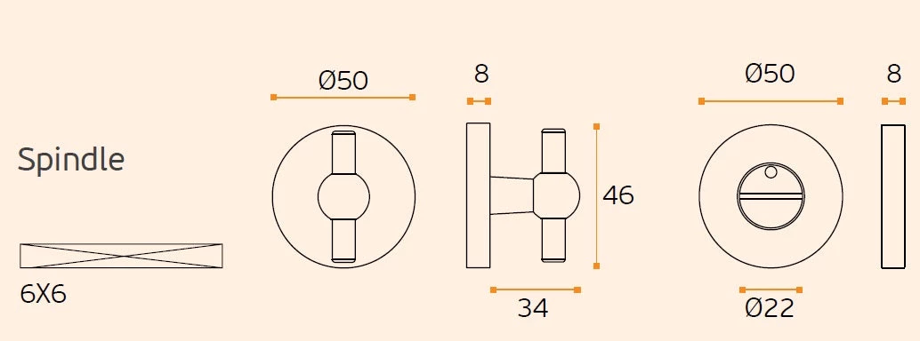 JNF IN.04.111 Privacy Turn TRAIN With Or Without Colour Indication Door Handles & Accessories