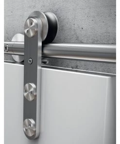 JNF IN.15.004 Modular Sliding Door System For Wood 25mm Diameter Max. Weight 120 Kg Sliding Barn Door Tracks