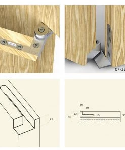 JNF IN.05.207 Pivot System For One Way Doors (40kg) Hinges And Pivots