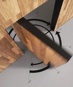 JNF IN.05.214 Hydraulic Pivot Set For Wooden Doors Hinges And Pivots