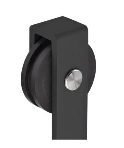 JNF Sliding Barn Door Tracks IN.15.901.L Aluminium Sliding Door Kit For 600 - 1150mm Wide Wooden Doors, Maximum Weight Door 60 Kg.