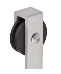 JNF Sliding Barn Door Tracks IN.15.901 Aluminium Sliding Door Kit For 600 - 900 Wide Wooden Doors, Maximum Weight Door 60 Kg.