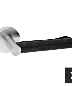 Door Handles & Accessories JNF Door Handle SKIN - Stainless Steel And Leather