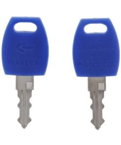 Mardeco LCA-K-018-93-A Master Key A Blue For CC Series Cabinet Locks