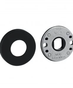 JNF RB.08.MB20 Rose With Spring 50 Mm Black Door Handles & Accessories