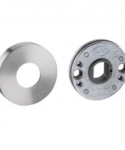 JNF RC08M Rose With Spring 55 Mm Brushed Stainless Steel Door Handles & Accessories