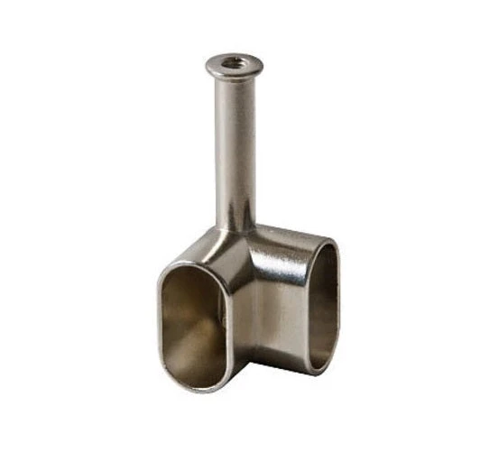 Mardeco WF88013 Tube Support- 90 Degree Cabinet Hardware & Wardrobe Fittings