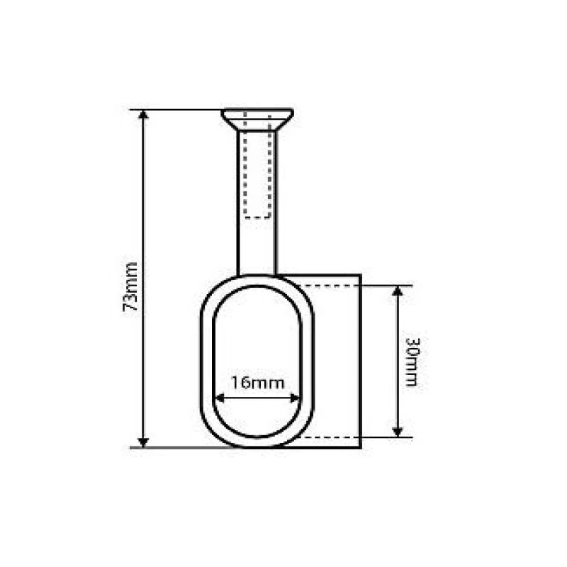 Mardeco WF88013 Tube Support- 90 Degree Cabinet Hardware & Wardrobe Fittings