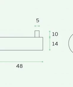 JNF IN.14.500 Stainless Steel Hook Hooks