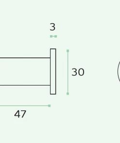 JNF Hooks IN.14.520 Stainless Steel Hook